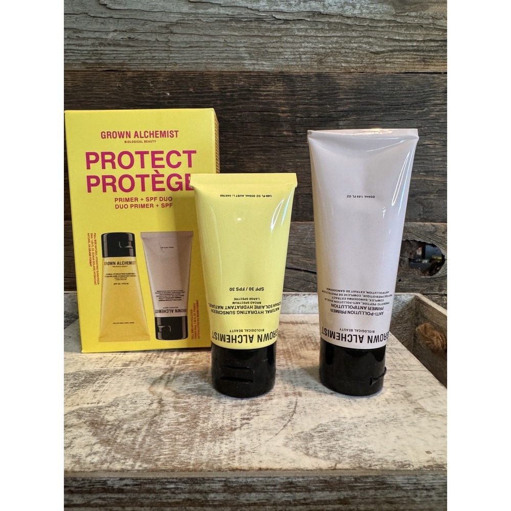 Grown Alchemist Primer & Hydrating Sunscreen 1.69oz Set – New